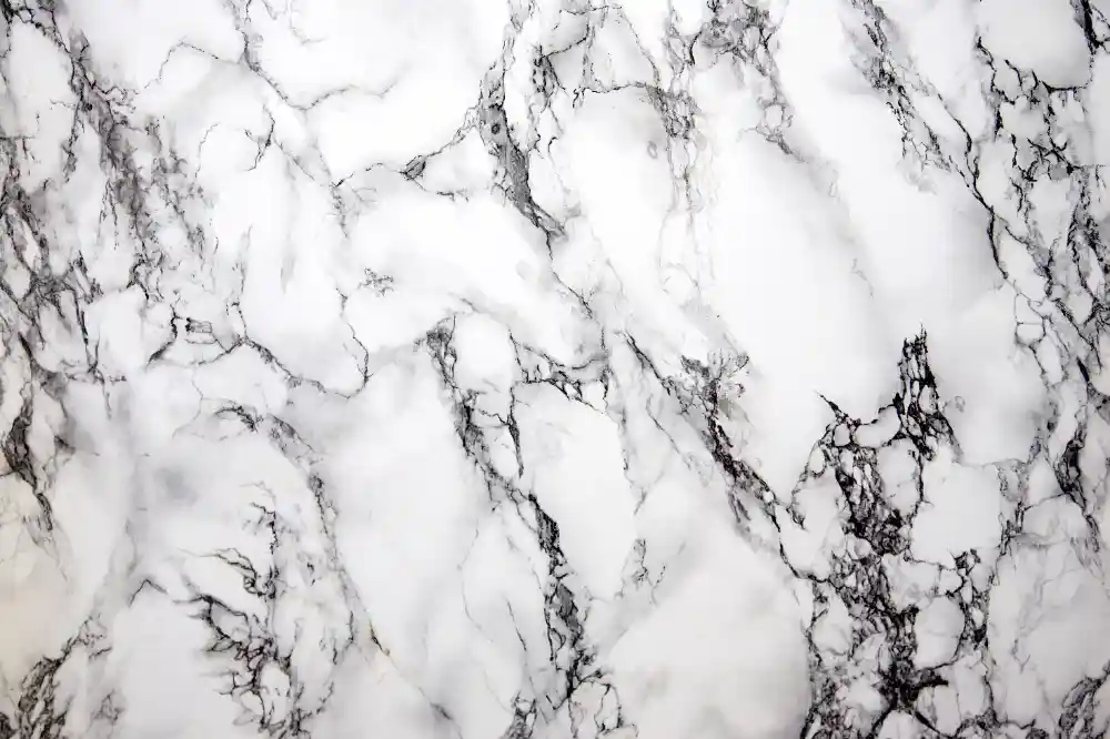 Marble countertop style and pattern.